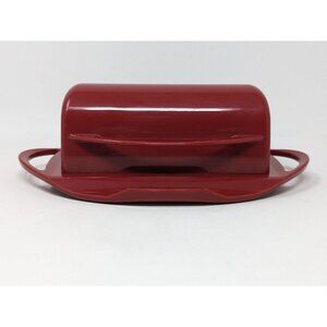 Kitchen Concepts Unlimited "Better Dish" Butterie Flip-Top Butter Dish Red